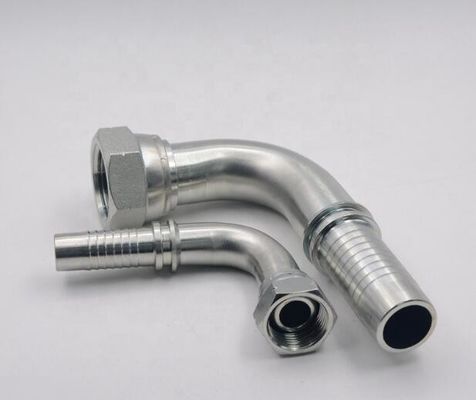 90° Bsp 女性 60° コーン パイプラインの接続のための水力ホースフィッティング