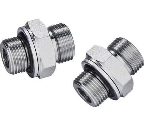 OEM DINチューブフィッティング Bsp スレッドストッド オーリングシール 1cg 水力アダプター