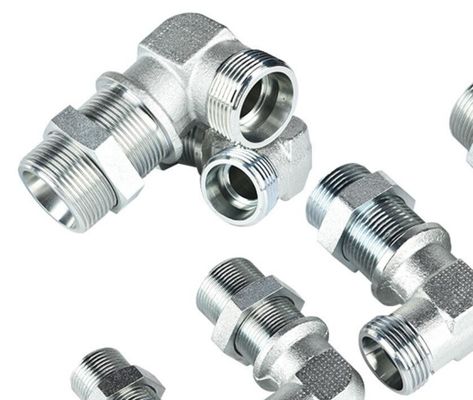 丸頭 90度肘 メトリックスレッド 男性 M12X 1.5から M52 X 2 壁のフィッティング