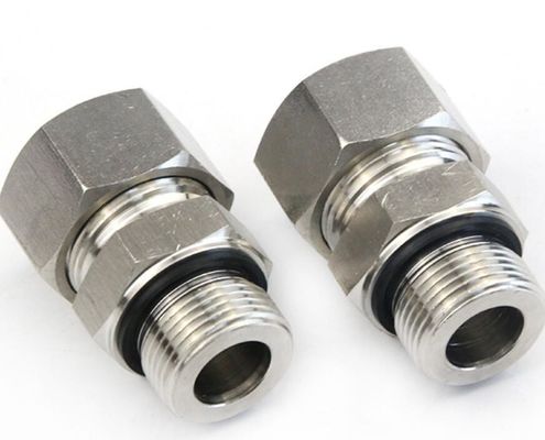 男性接続液圧アダプタ 1cm-Wd DIN 切断型 メトリックスレッド