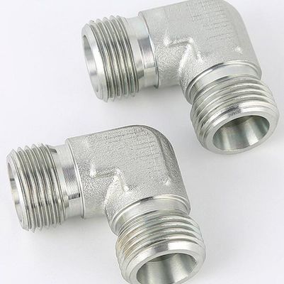 長寿命 1C9 1D9 液圧ホースコネクタ 90度液圧フィッティングアダプタ