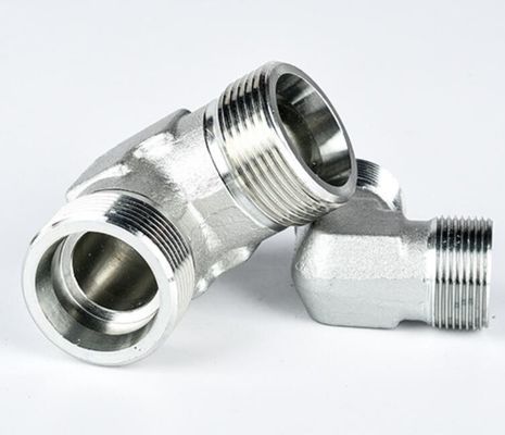 90度肘水力フィッティングサプライヤーSAE標準1c9 男性水力アダプター