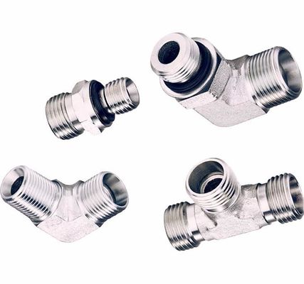 中型炭素鋼 水力ホース Bsp フィッティング ヘクサゴンヘッドタイプ OEM