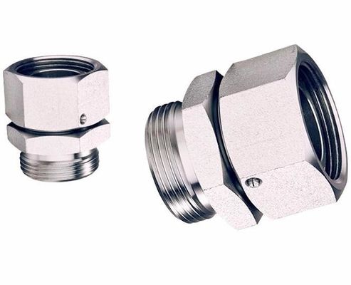 パイプライン OEM DIN メトリック 女性 24 度 円形 O リング 密封 ヘクサゴンヘッドタイプ