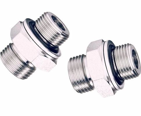パイプライン OEM DIN メトリック 女性 24 度 円形 O リング 密封 ヘクサゴンヘッドタイプ