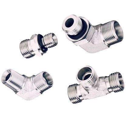 パイプライン OEM DIN メトリック 女性 24 度 円形 O リング 密封 ヘクサゴンヘッドタイプ