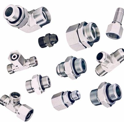 パイプライン OEM DIN メトリック 女性 24 度 円形 O リング 密封 ヘクサゴンヘッドタイプ