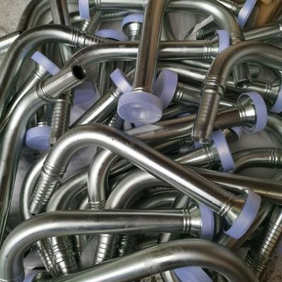 ガルバニズされたシート 3000 Psi ハイドロリックフレンズ 1 パーツ 90 度フィッティング肘のホースフィッティング
