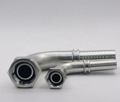 90度肘 Bsp 女性 60コーン 掘削機用の水力管のフィッティング