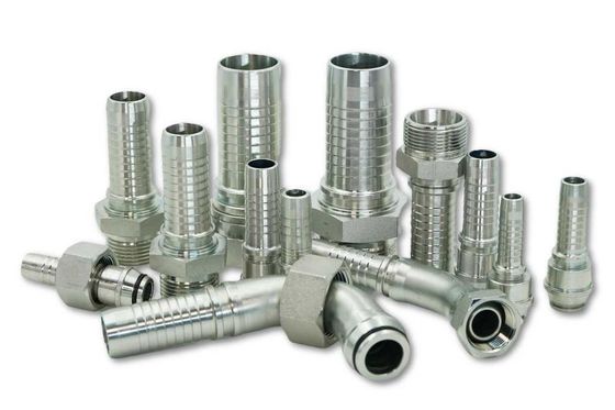 OEM ステンレス鋼 水力ホースフィッティング NPT JIC SAE BSP METRIC ORFS スレッド